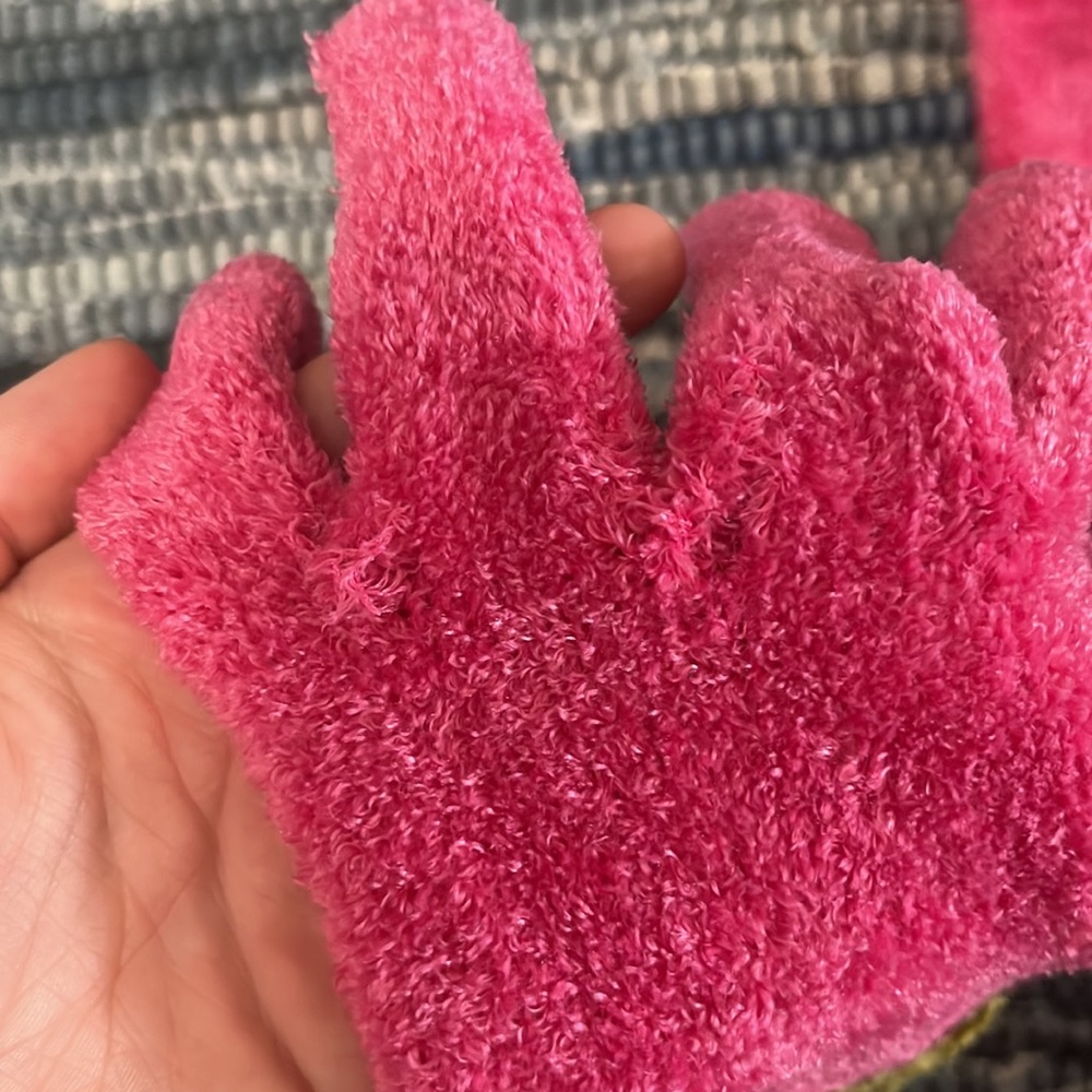 Pink & Multi-Colored Mittens - Picture 3 of 5